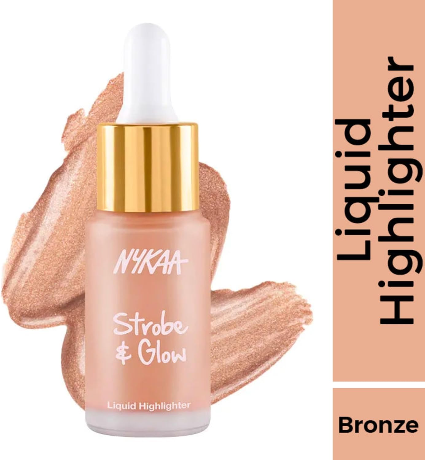 هايلايتر سائل Nykaa Strobe & Glow  Blushed Moonlight