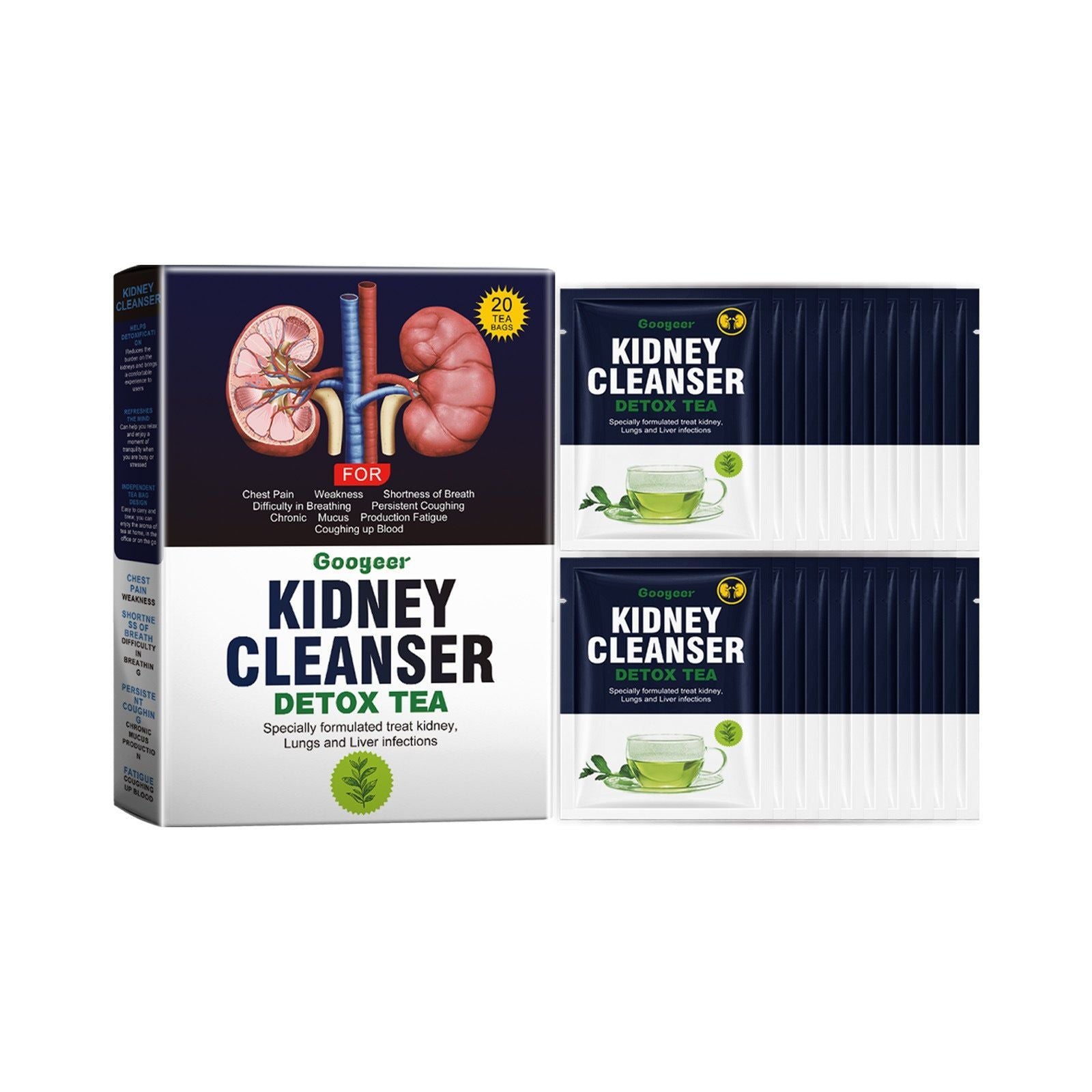 Kidney Detox Tea, Natural Body Care, Cleansing & Refreshing Detox Tea ,20 tea bags