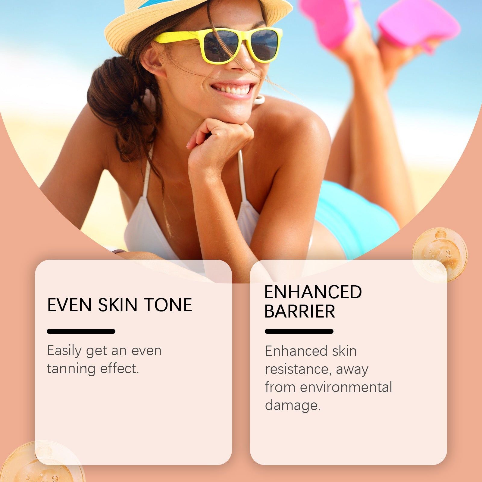 Achieve a Natural Tan with BushAid Tanning Aid Drops, Body Care, Skin Glow ,60ml