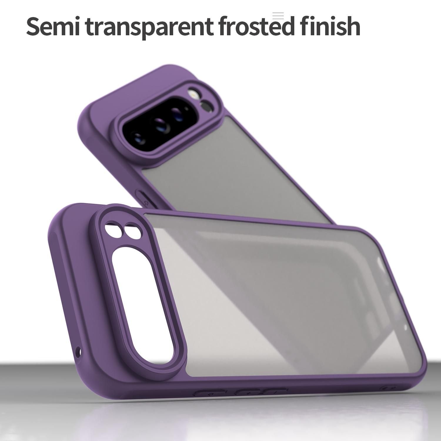 TPU Hybrid PC Frosted Phone Case For Google Pixel 9 Pro XL