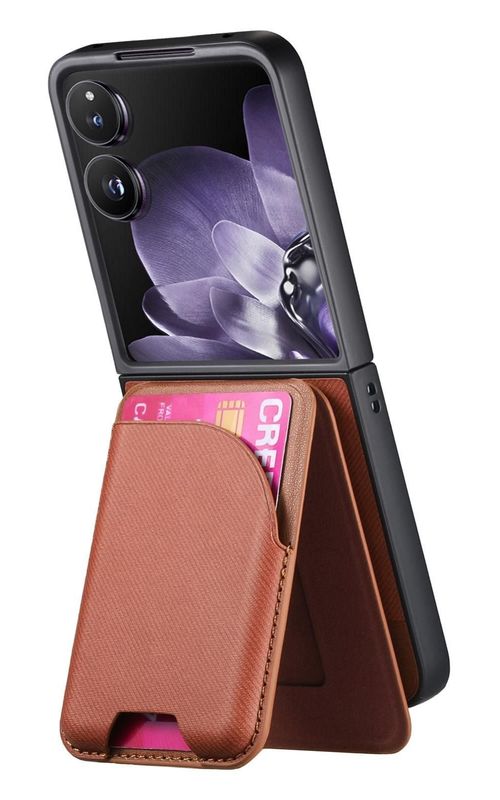Twill Fabric Leather Skin Phone Case For Xiaomi Mix Flip