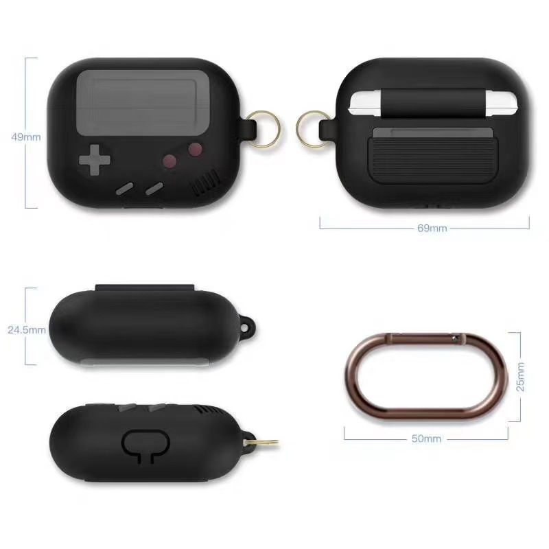 Earphone Case For Airpods Silicone Game Player Design Protective Cover