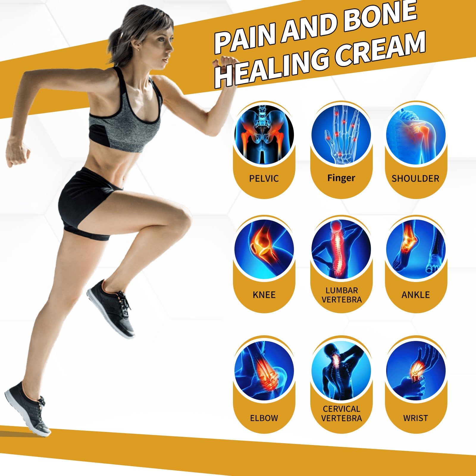 Relieve Joint Pain and Inflammation, Boost Mobility with Pain and Bone Healing Cream ,60g