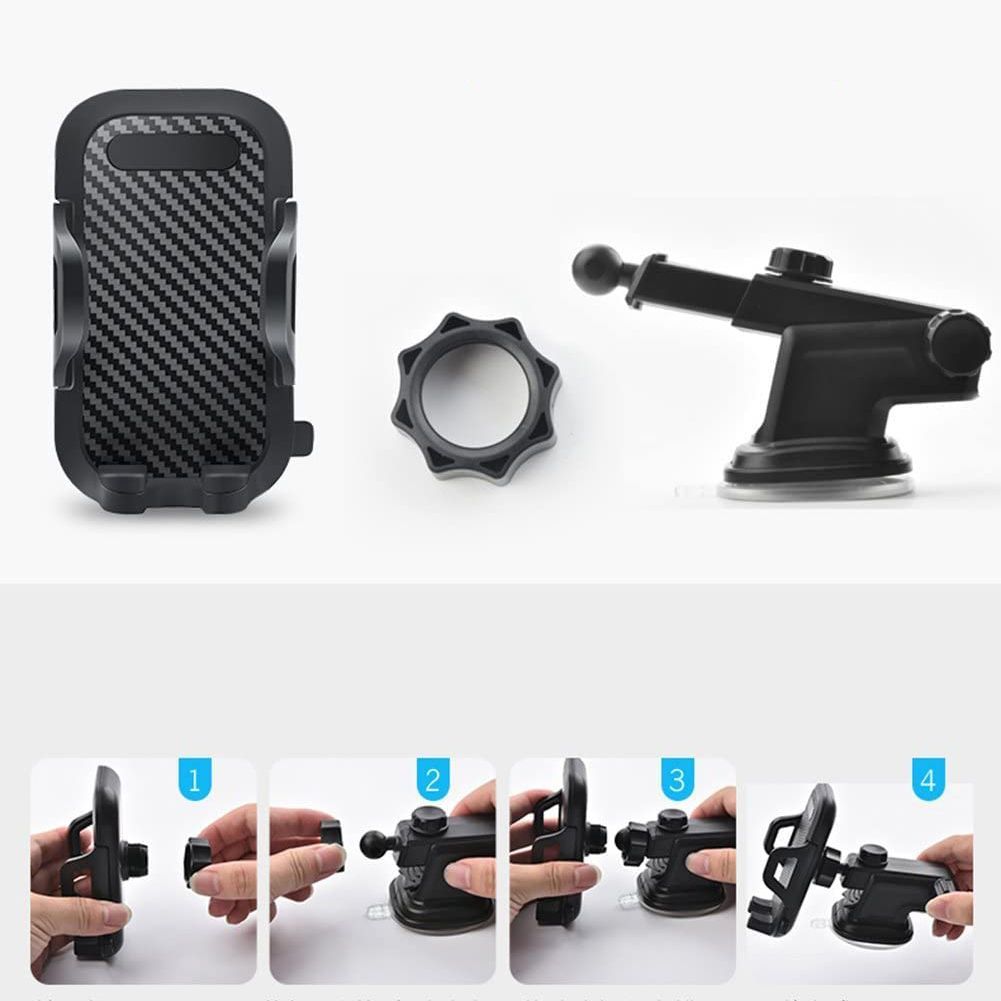 Car Phone Holder Universal Suction Cup Cellphone Stand For Windshield Dashboard