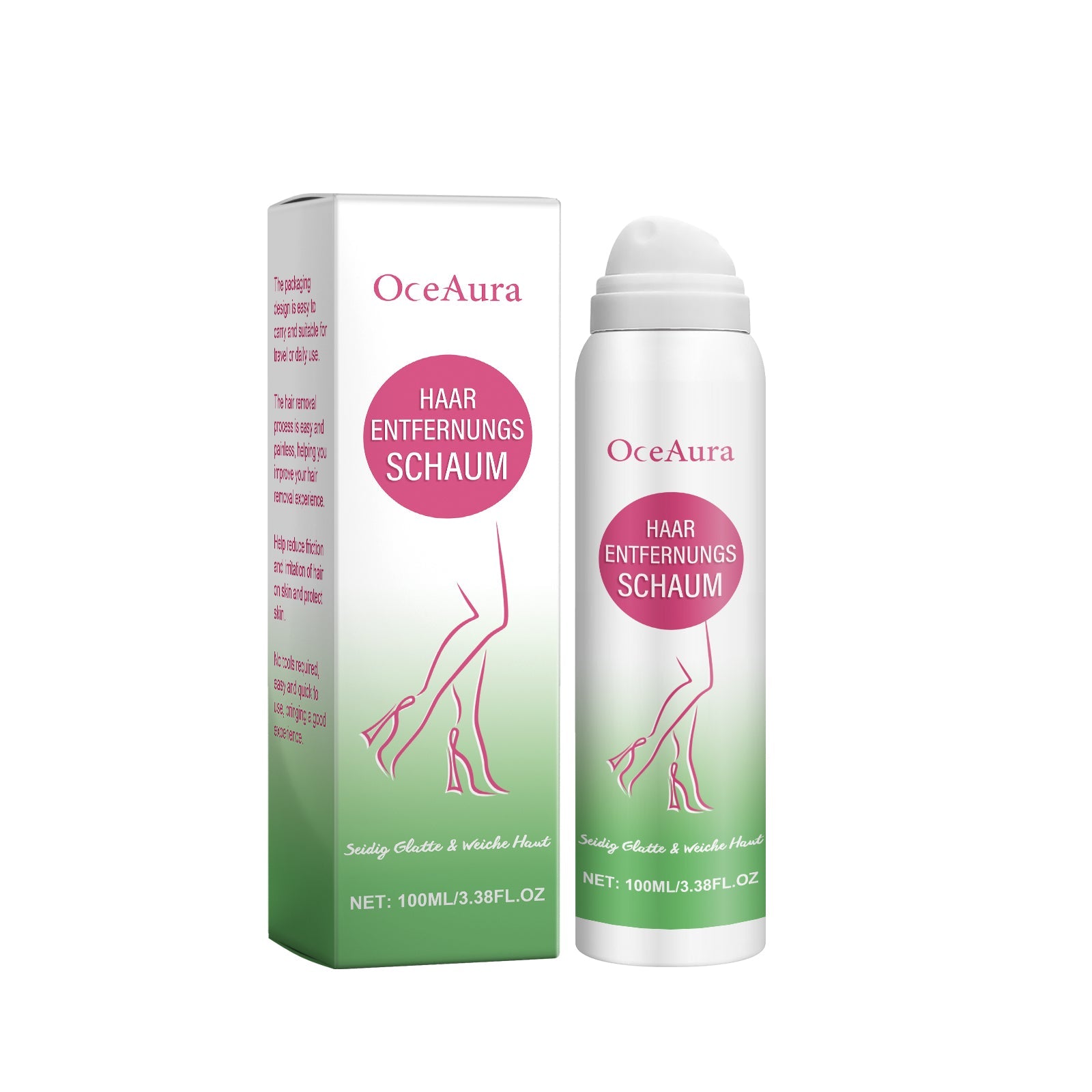 Body Care Hair Removal Spray, Gentle, Non-Irritating, Smooth Skin, Easy Rinse ,100ml/box