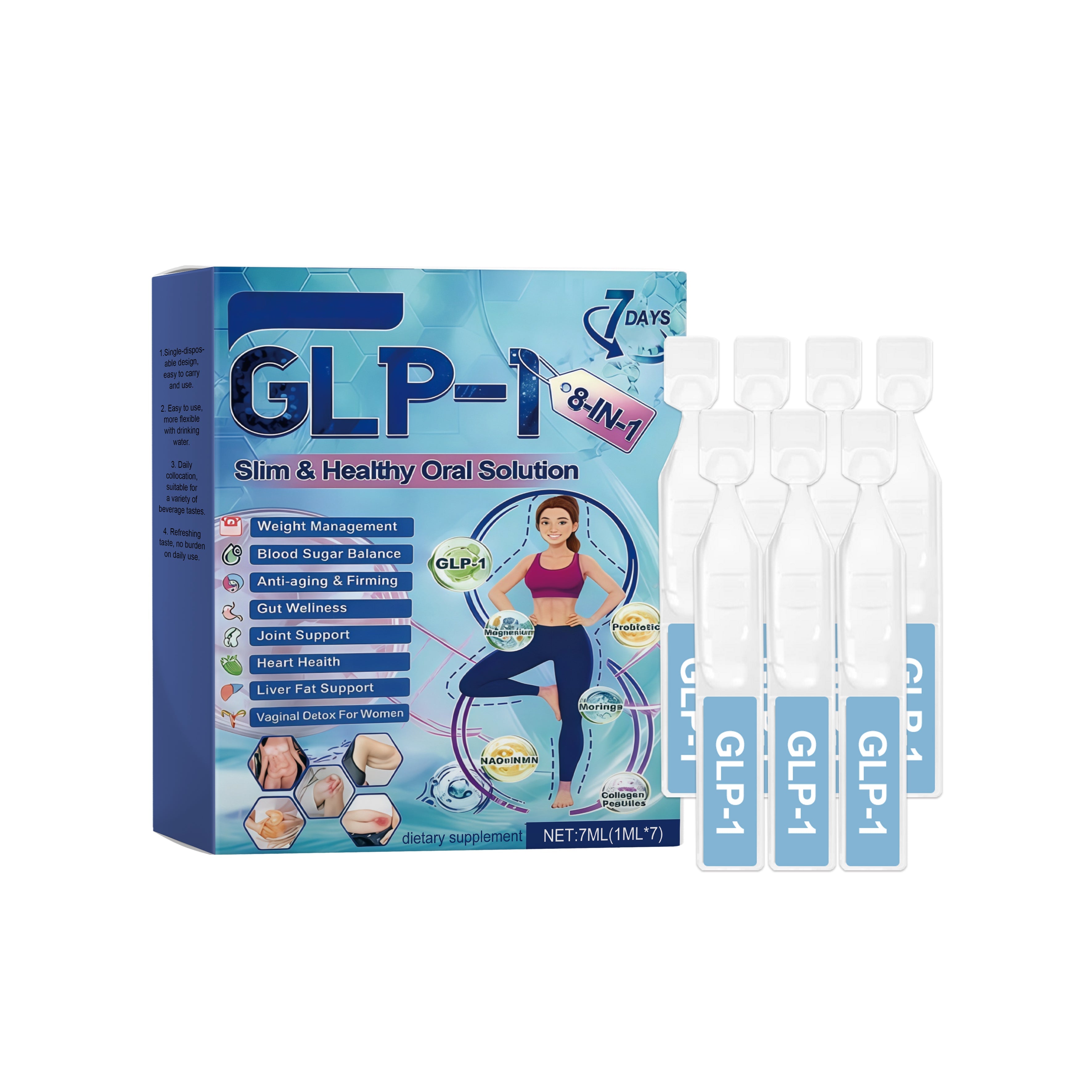 Boost Your Body Care, Burn Fat, Regulate Blood Sugar, Enhance Vitality Naturally ,7ml