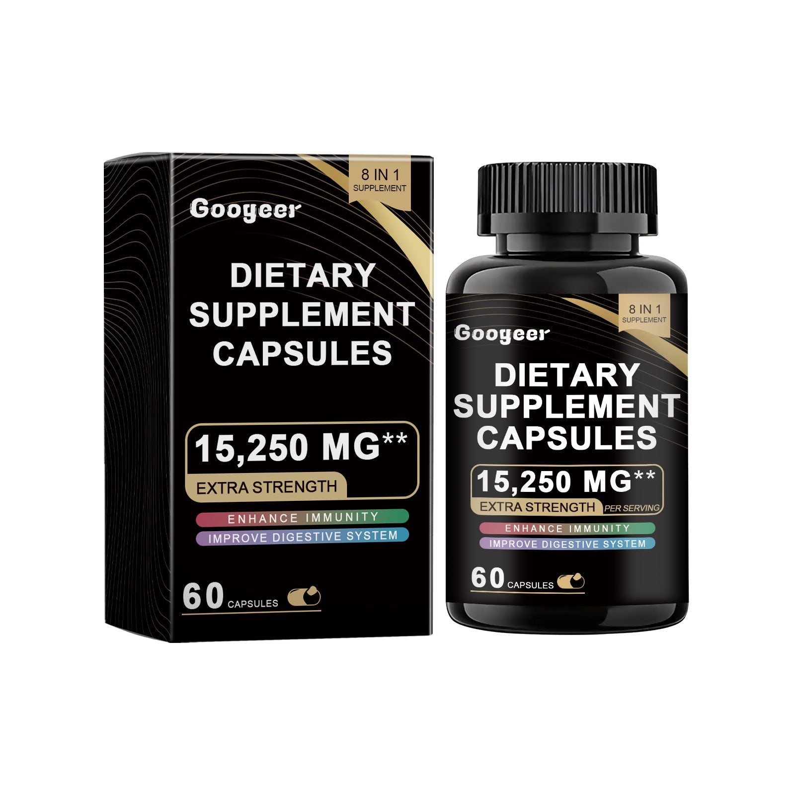 Boost Your Body Care with Glycerin & Vitamin C, Daily Health Support, Easy Capsules ,60 capsules