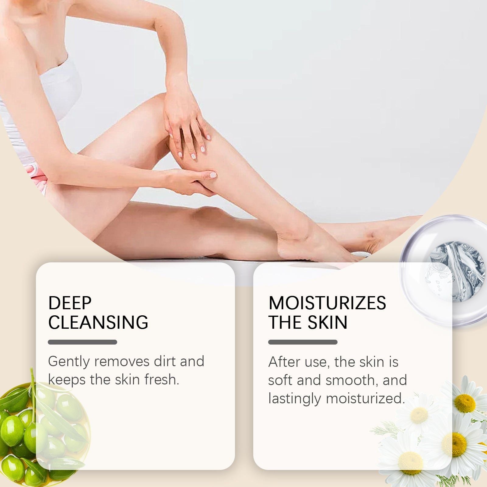 Chamomile Bath Oil, Soothe Skin, Moisturize, Nourish, Refresh, Gentle Cleanse ,100ml