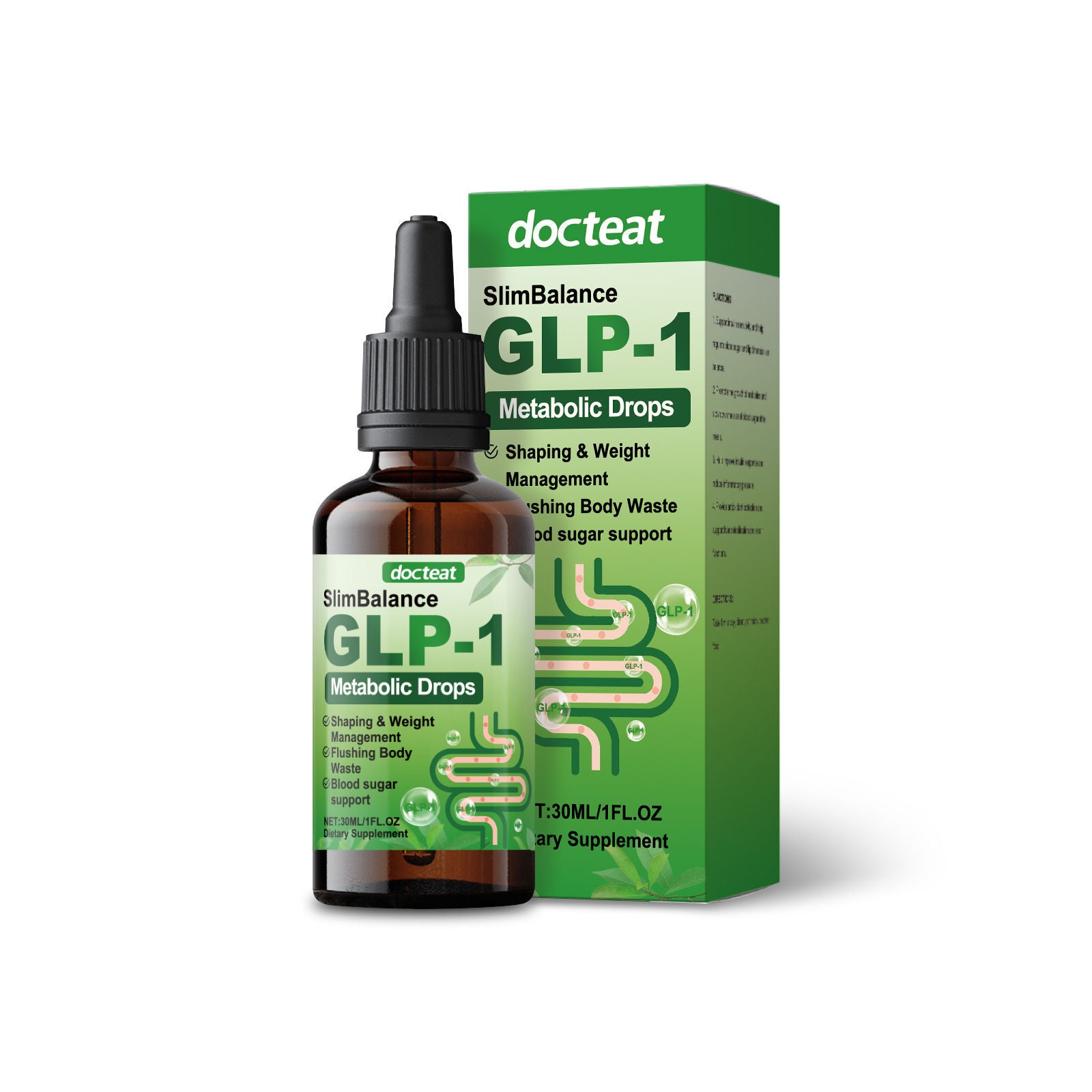 Boost Your Body Care, Regulate Blood Sugar, Support Digestion with GLP-1 Drops ,30ml