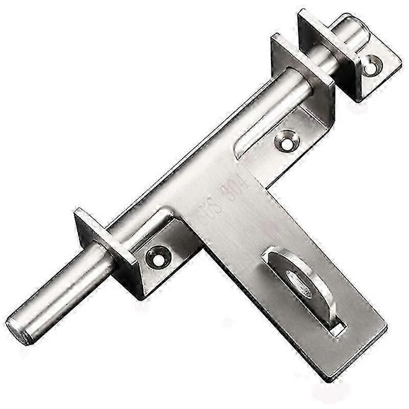 304 Stainless Steel Sliding Door Lock Latch With Padlock Hole