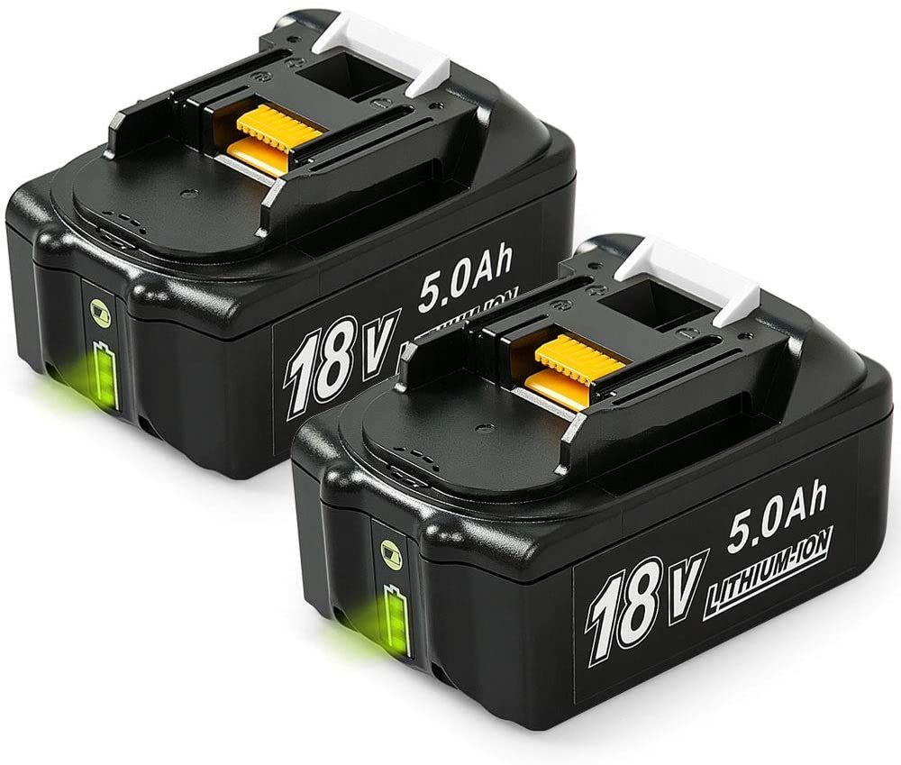 2 Pack 18V 4.0Ah 5.0 Ah 6.0 Ah Replacement Battery For BL1830 BL1850B BL1840 BL1860