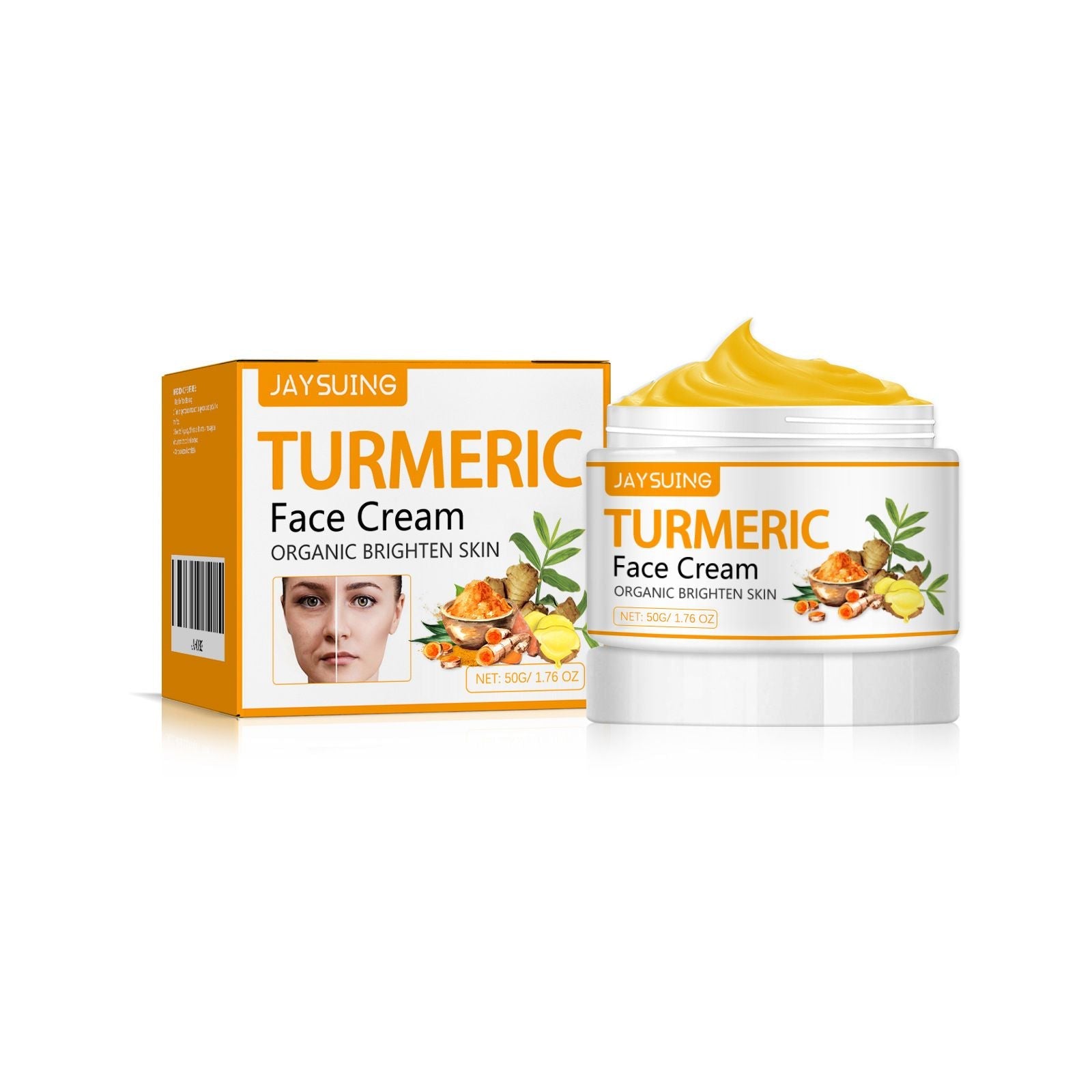 Turmeric Hydrating Face Cream Brightening Moisturizer 50g