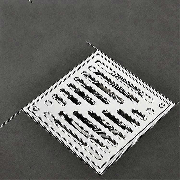 Floor Drain, 150 * 150mm Stainless Steel, Square Odourless Bathroom Floor Drain, Anti-odour Floor Drain, Suitable For Toilet Bathroom Balcony zxin
