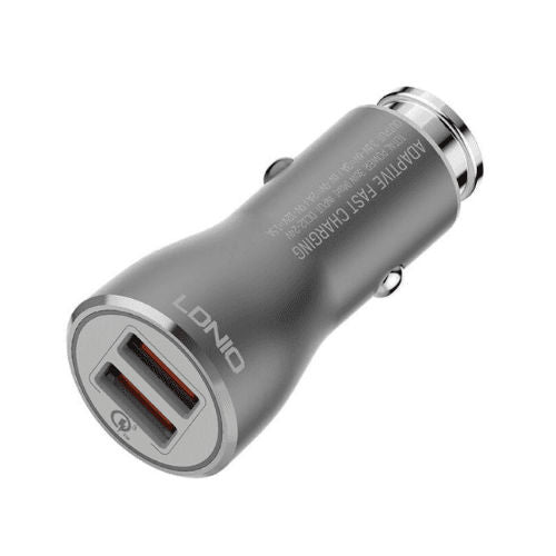 شاحن سيارة LDNIO C407Q مزود بمنفذين USB