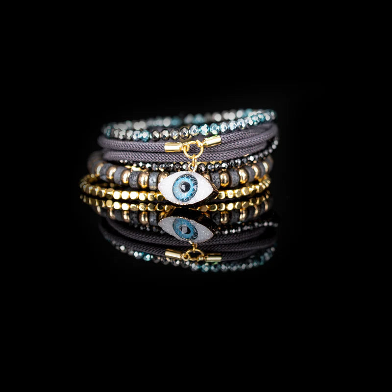 The Dark Blue Vision Protective Eye Bracelet Set