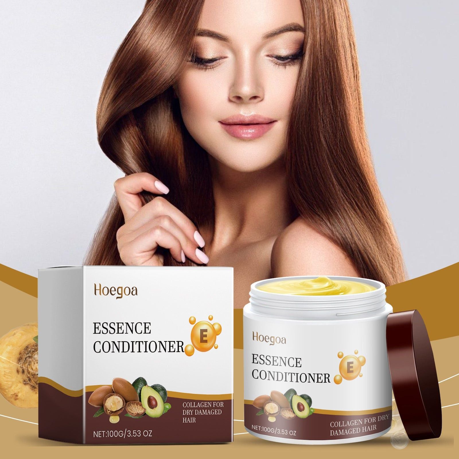 Collagen Hair Care, Moisturizes, Repairs, Nourishes, for Dry Hair, Shine ,100g