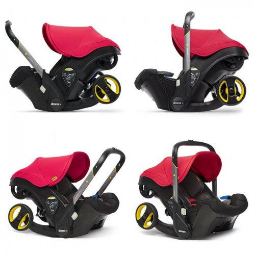 مقعد سيارة وعربة أطفال Doona+ - أحمر لامع