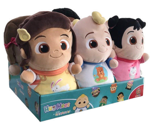 CoComelon Squishmallow HugMees Plush – Soft & Squishy Character Toys