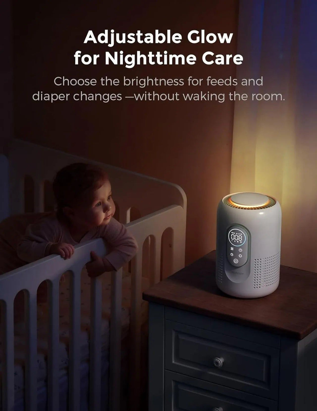 Momcozy - Cozy Breath Baby Air Purifier - White