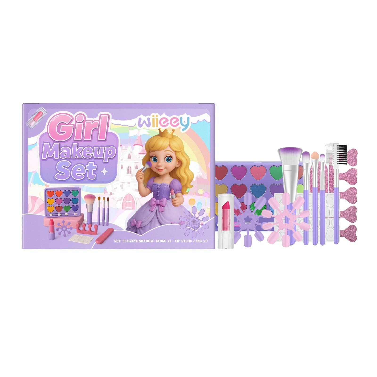 Children's Makeup Gift Box, Dreamy Colorful Set, Safe Non-Toxic, Perfect for Kids ,1set