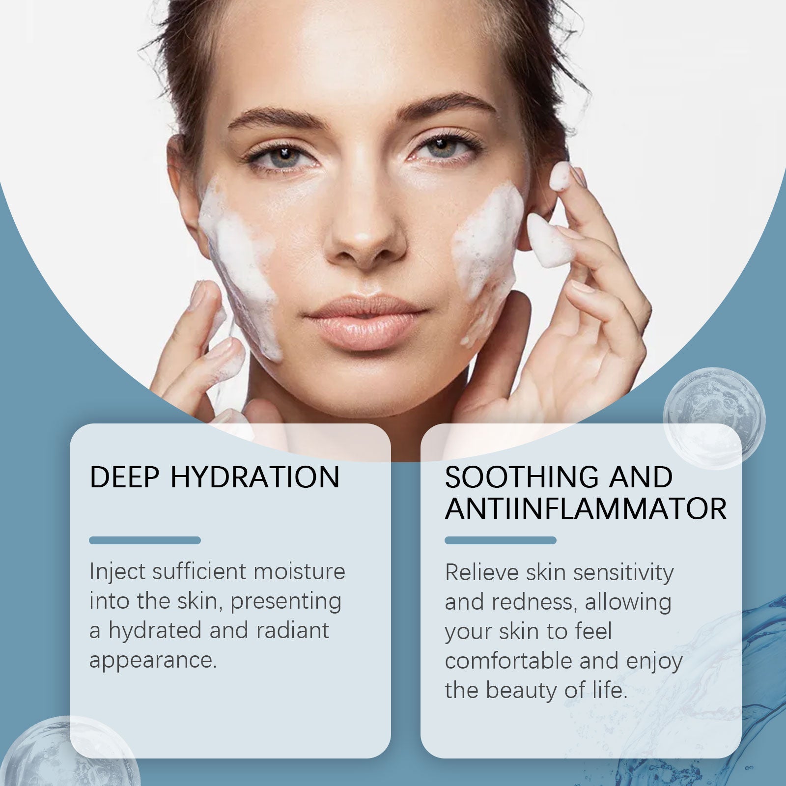 Birch Sap Facial Cleansing Gel, Brightening, Moisturizing, Sensitive Skin Care ,100g
