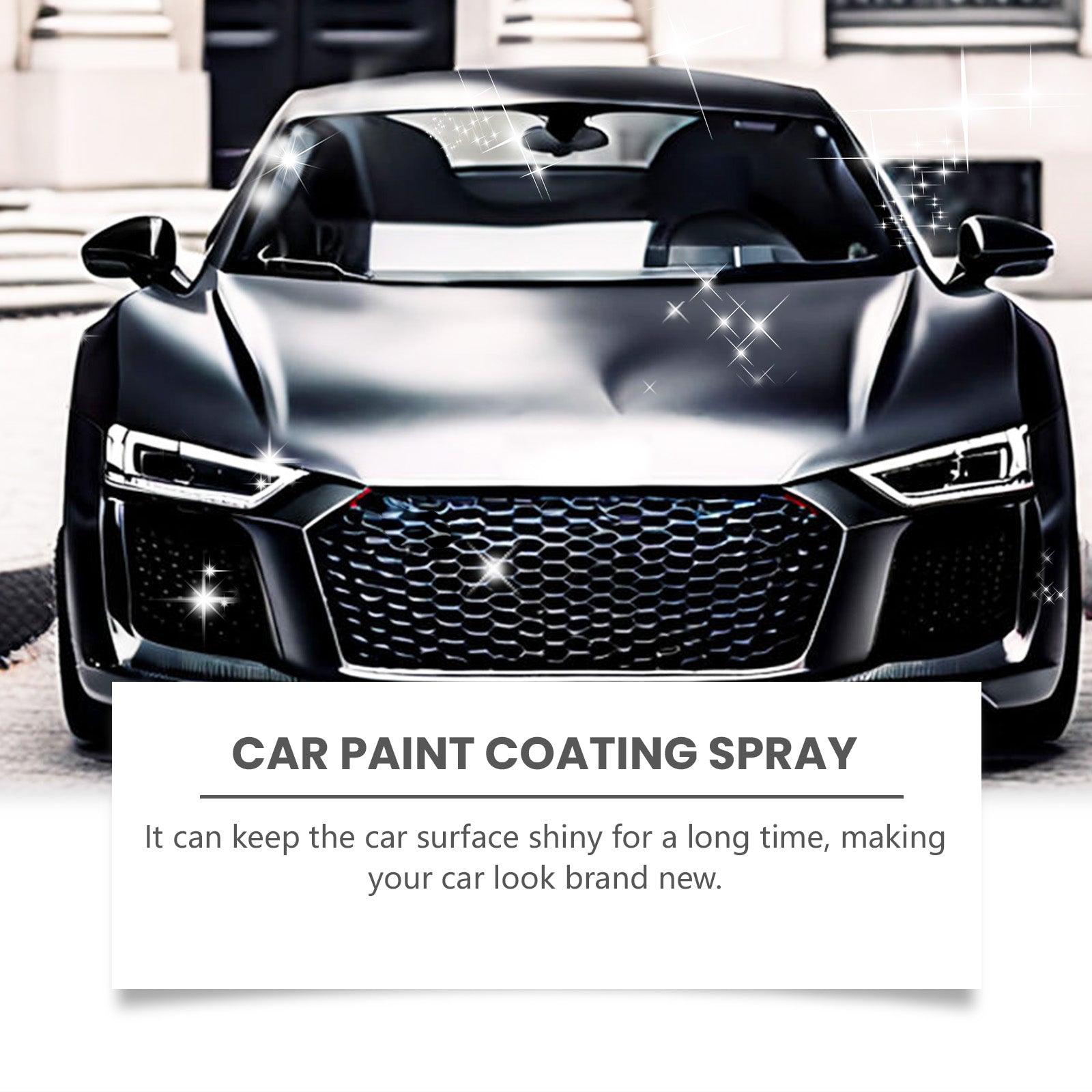 Car Maintenance Spray, Anti-Fouling Waterproof Coating, Restore Shine, Easy Application ,1set