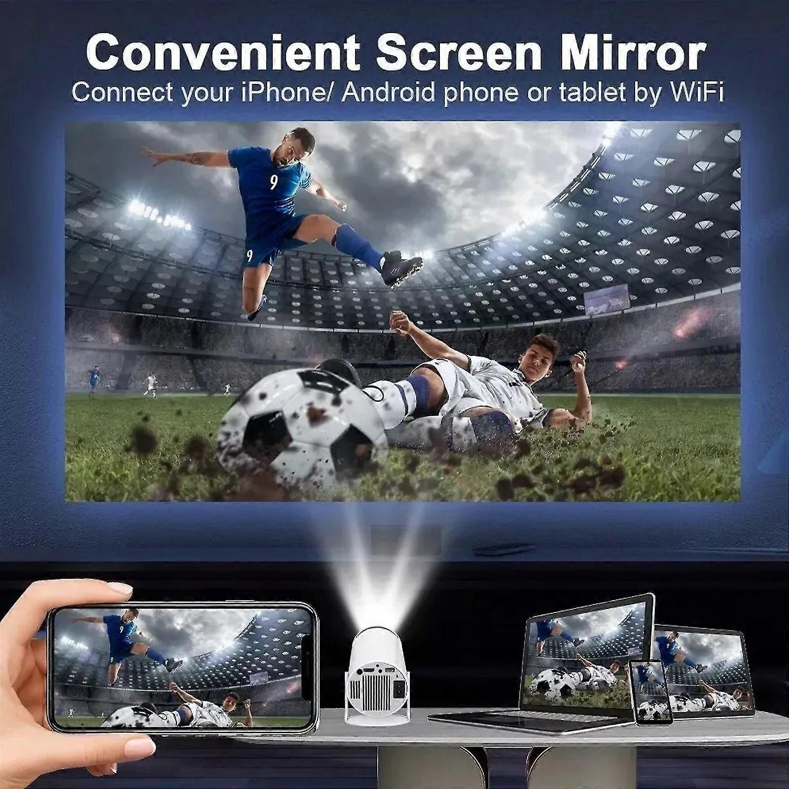 Smart Projector LED WiFi Bluetooth Home Theater Device
