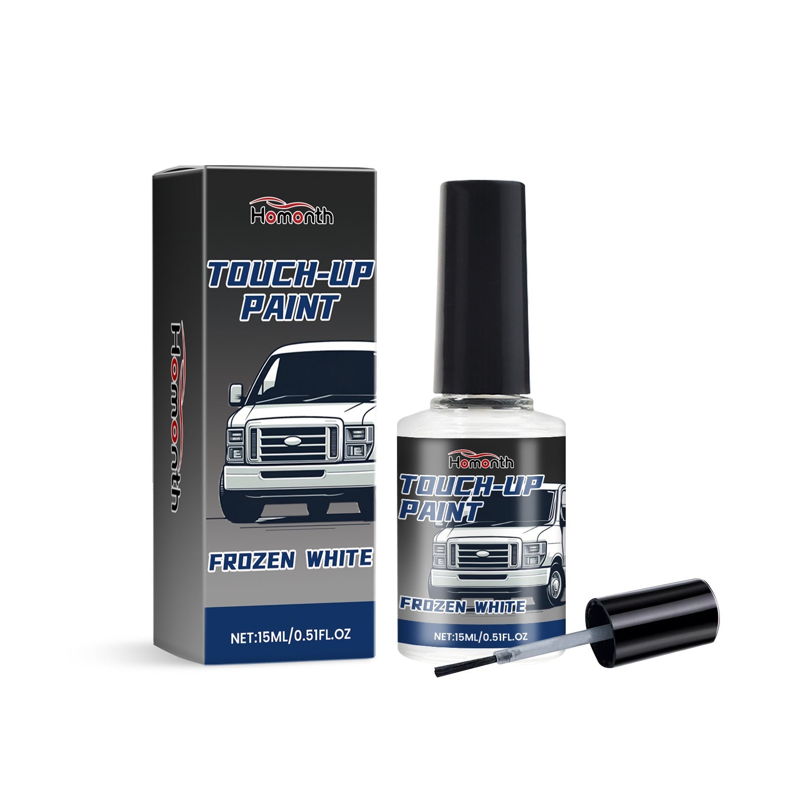 Car Paint Repair Kit, Scratch Fix, Pearl White Touch-Up, Easy DIY, Long-Lasting Car Paint Repair ,15ml