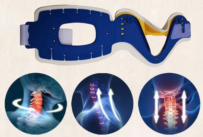 Cervical Collar Neck Support Brace Adjustable Spine Posture Corrector Pain Relief Protector
