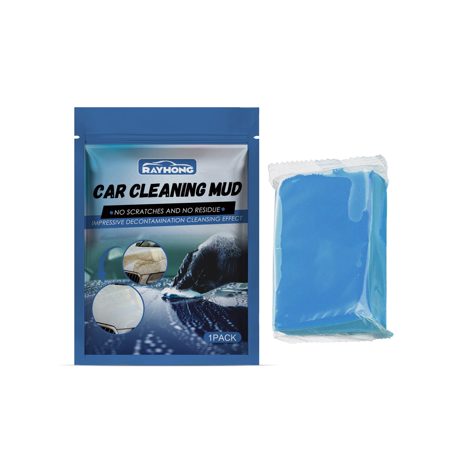 Automobile Clay Lump, Car Detailing Clay Bar, Deep Clean Stains, Shine & Protect ,1pack