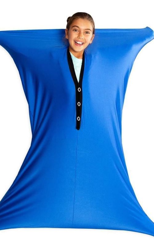 Sensory Body Sock Full-Body Wrap Stretchy Body Sock to Relieve Stress for Adult Children with Autism