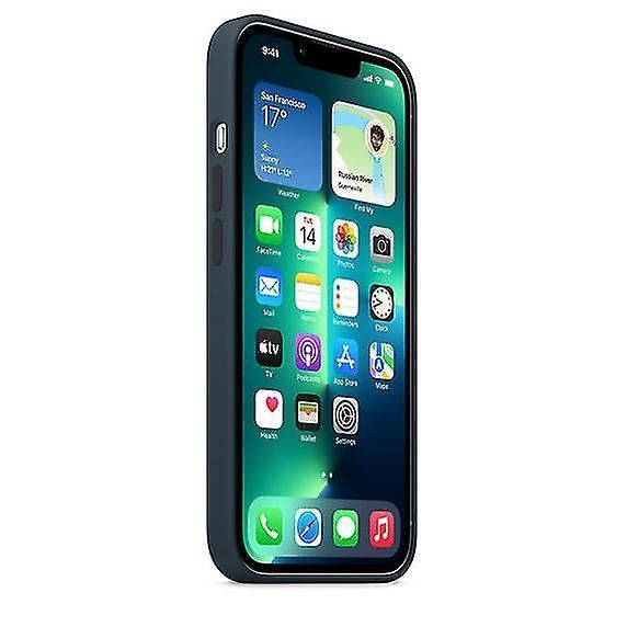 For iPhone 13 Pro Max - Silicone Phone Case with Perfect Protection and Magnetic Charging Support