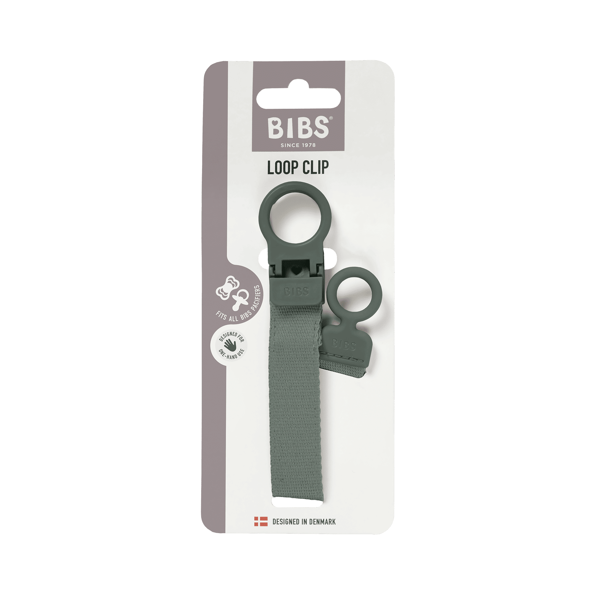 BIBS Loop Clip - Pine