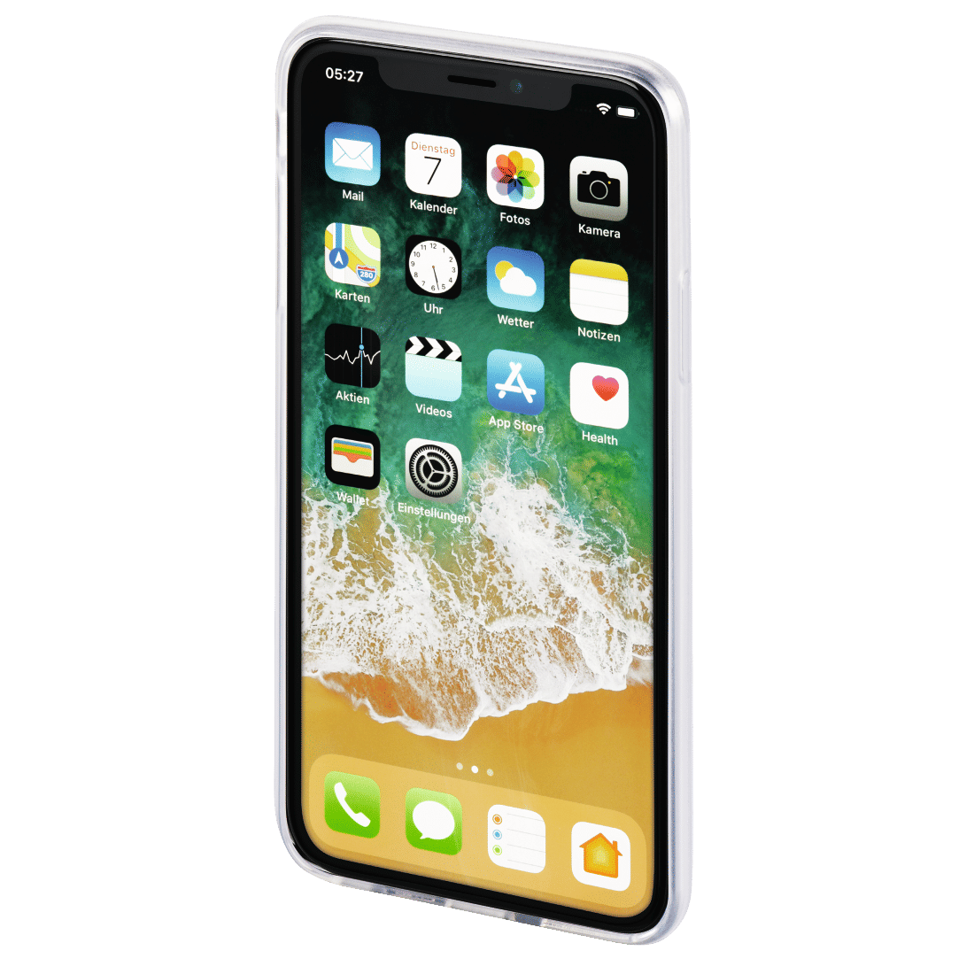 HAMA 181386 "Crystal Clear" Cover for Apple iPhone X, transparent