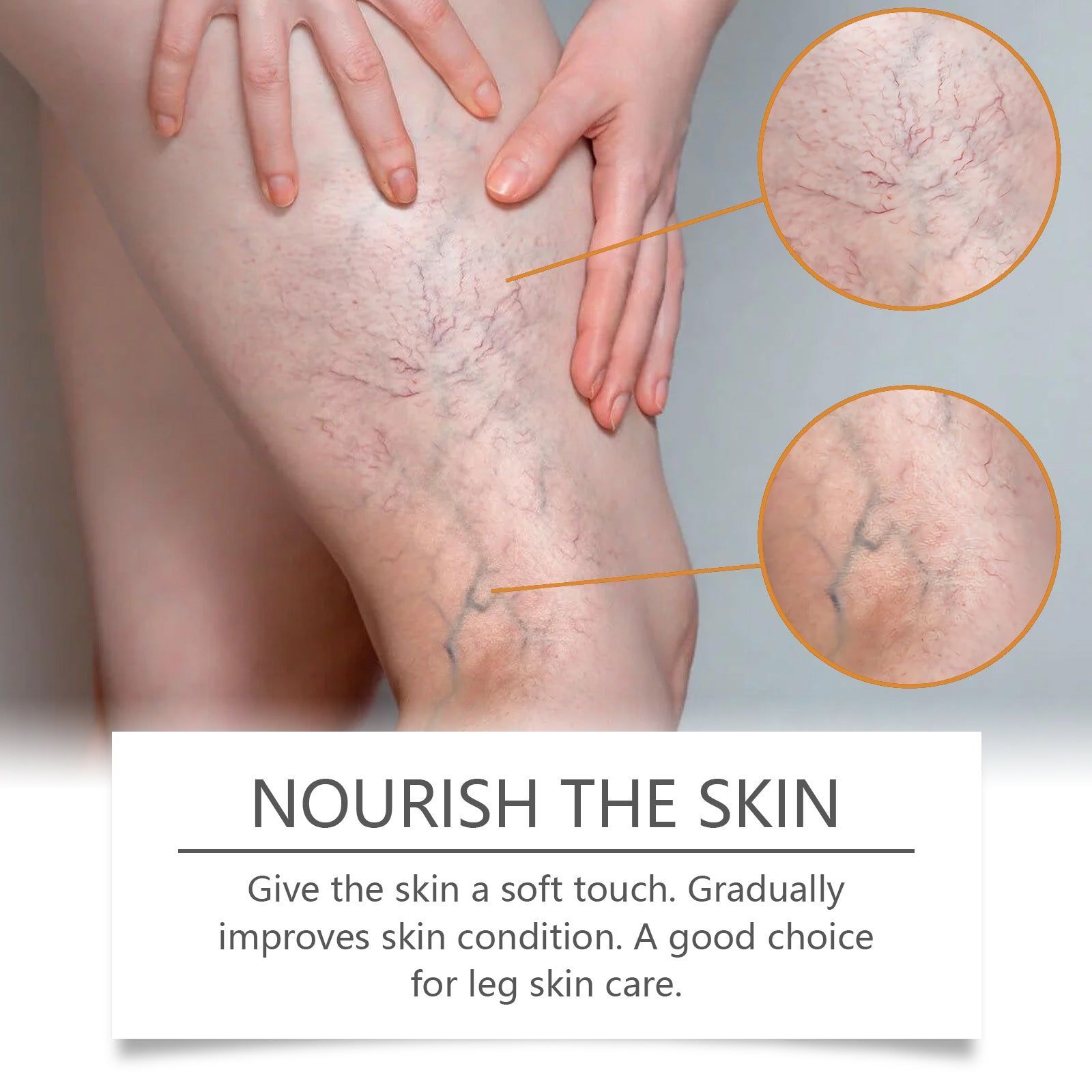 Leg Care Cream, Nourish, Relieve Discomfort, Fast Absorption, Anti-Aging ,60g