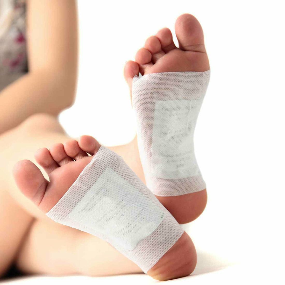 Detox Foot Pads Herbal Cleansing Foot Patch Body Toxins Feet Slimming Health Care