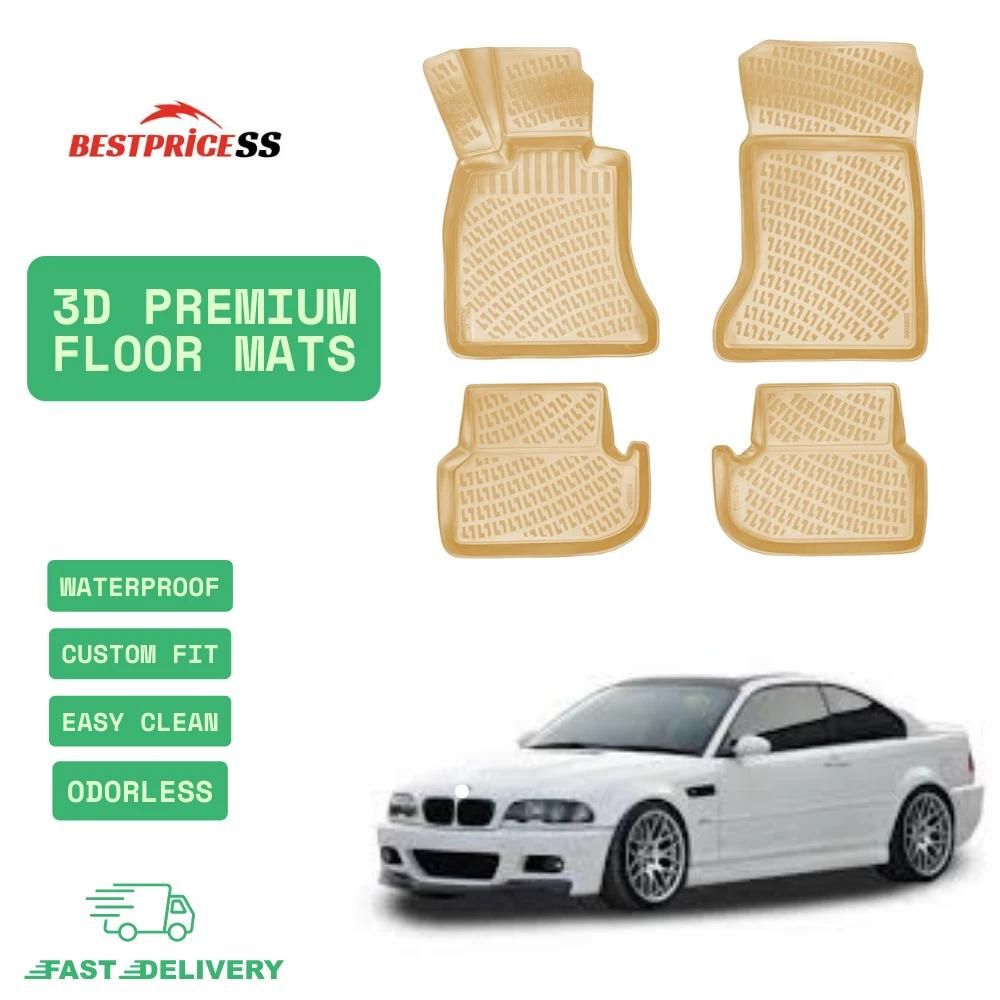 For Bmw 3 Series E46 1997-2006 3D Car Floor Mat Premium