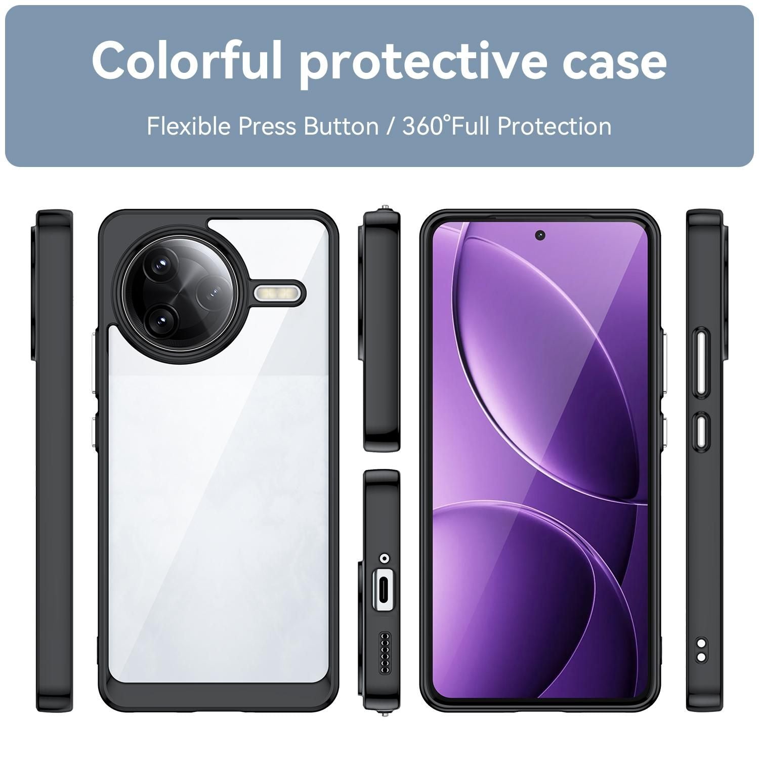 Acrylic + TPU Phone Case For Xiaomi Poco F7 Ultra