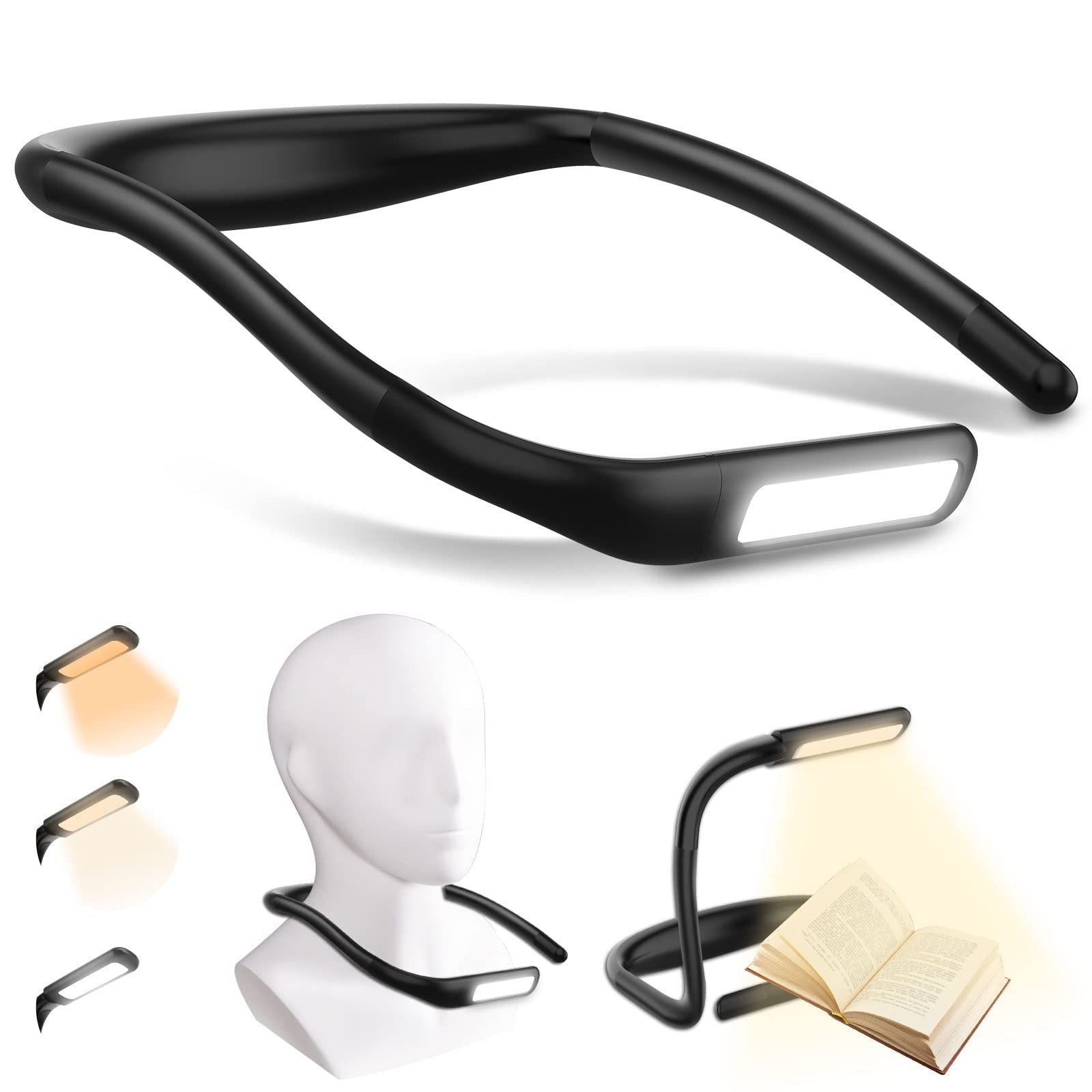 Neck Reading Lamp Portable Hands Free LED Book Lights For Reading In Bed