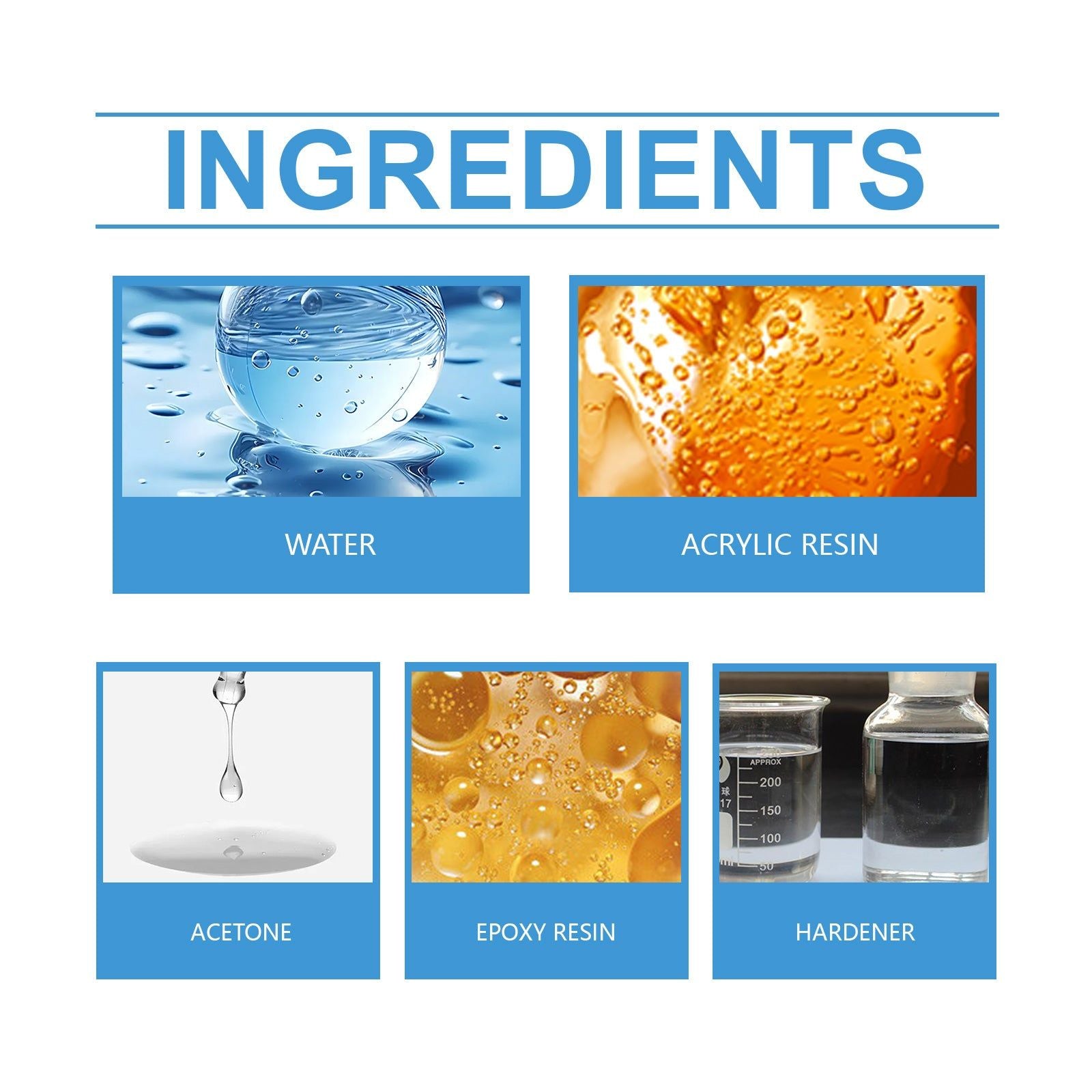 Crystal Drops Resin Mold Glue, Quick Dry, Odorless, Strong Bond, DIY Crafting ,200g