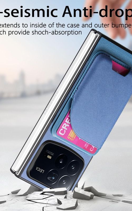 Twill Fabric Leather Skin Phone Case For Xiaomi Mix Fold 4