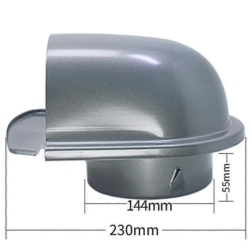 6inch 150mm Waterproof Stainless Steel Vent Vent Hood Anti-corrosion Exhaust Extractor For Wall Out