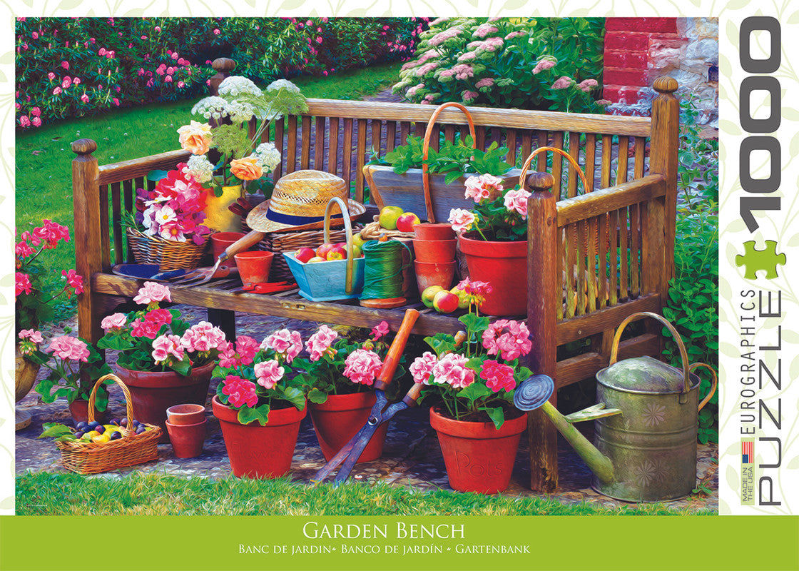 Garden Bench - 1000 Pcs Puzzle