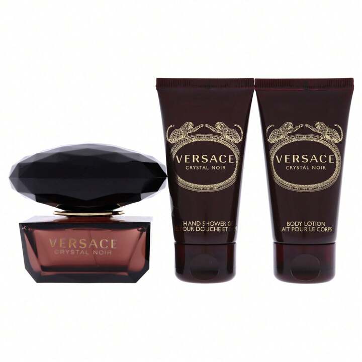 فيرساتشي كريستال نوار عطر 50 مل 3 قطع