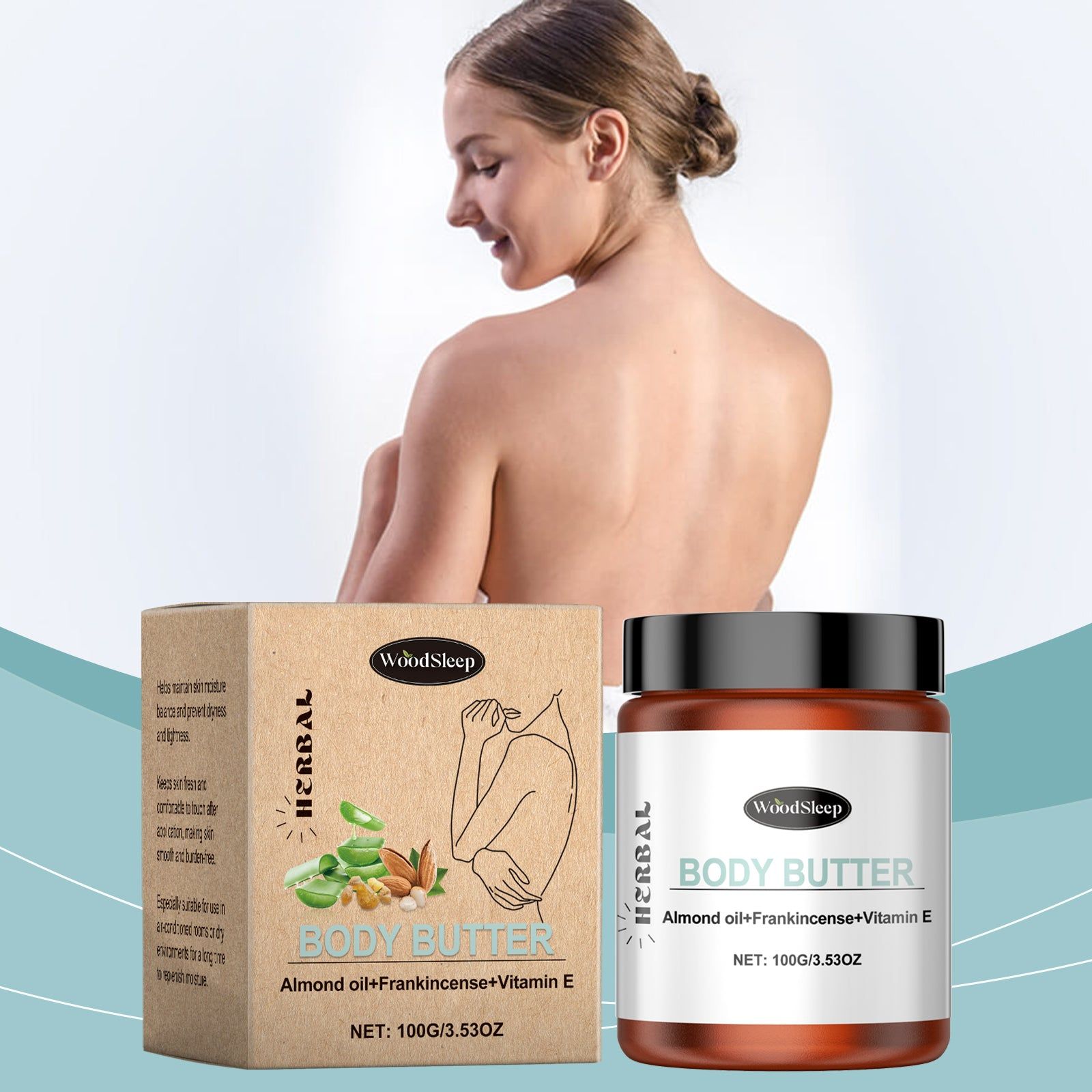 Body Moisturizer, Deep Hydrating, Non-Greasy, Winter Skin Care, Body Care ,100g