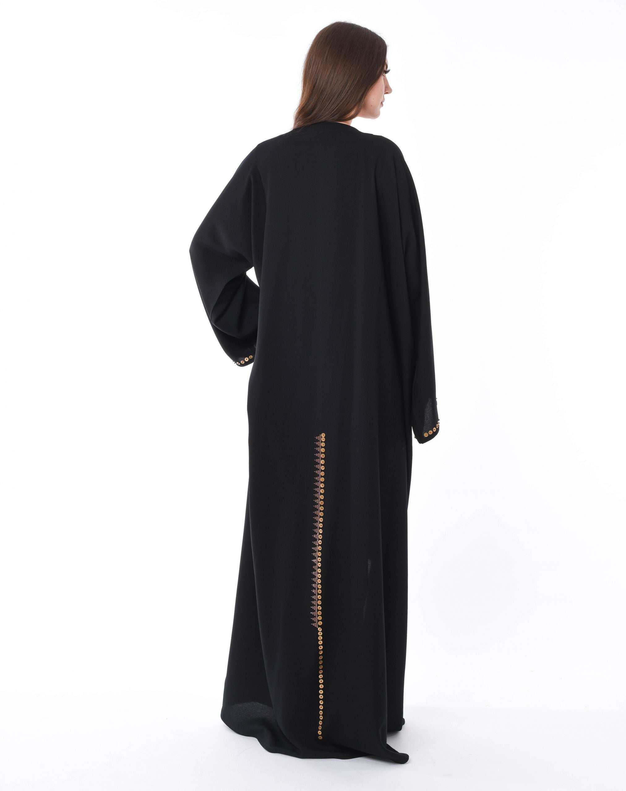 MOiSTREET Black Copper Bullets Abaya