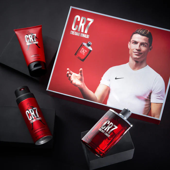 CR7 Eau de Toilette 100ml + Shower Gel 150ml + Body Spray 150ml
