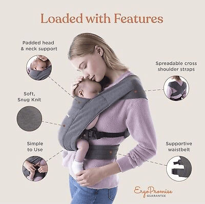 Ergobaby Embrace Pure Black