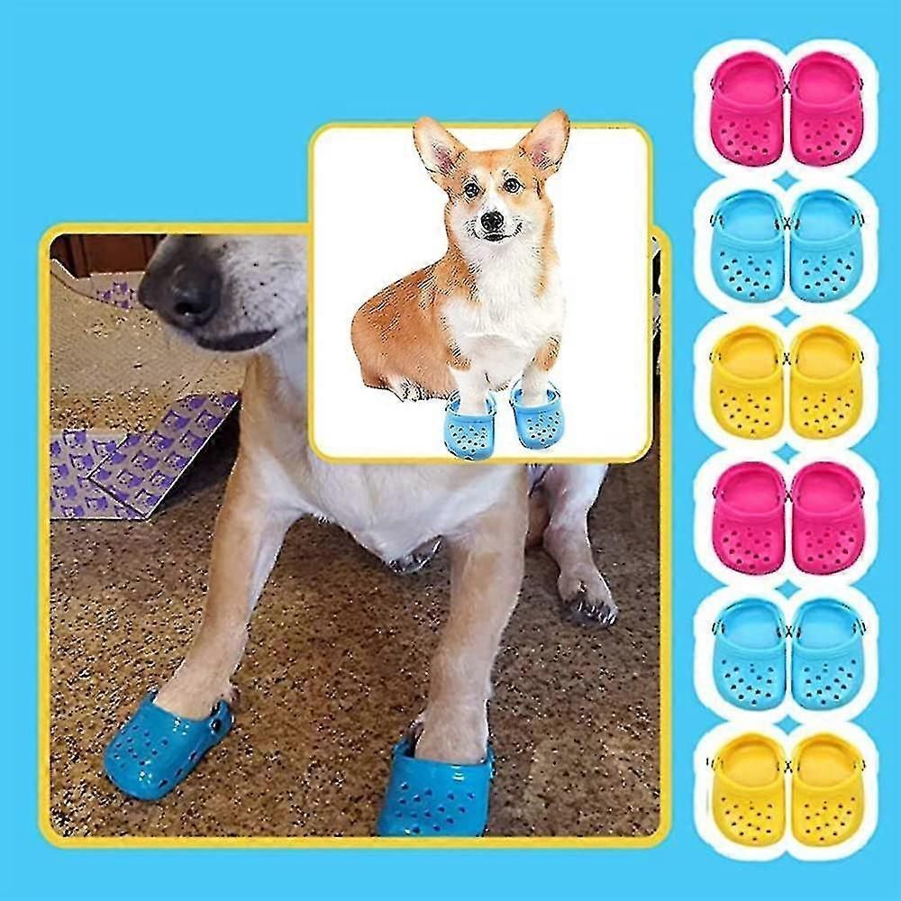 Pet Shoes Dog Summer Slippers Breathable Mesh Candy