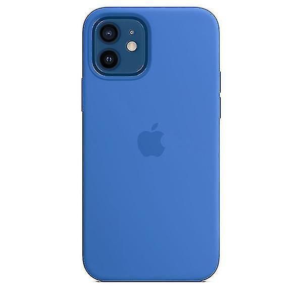 For iPhone 12 & 12 Pro - Silicone Phone Case with MagSafe, Enhanced Protection and Functionality